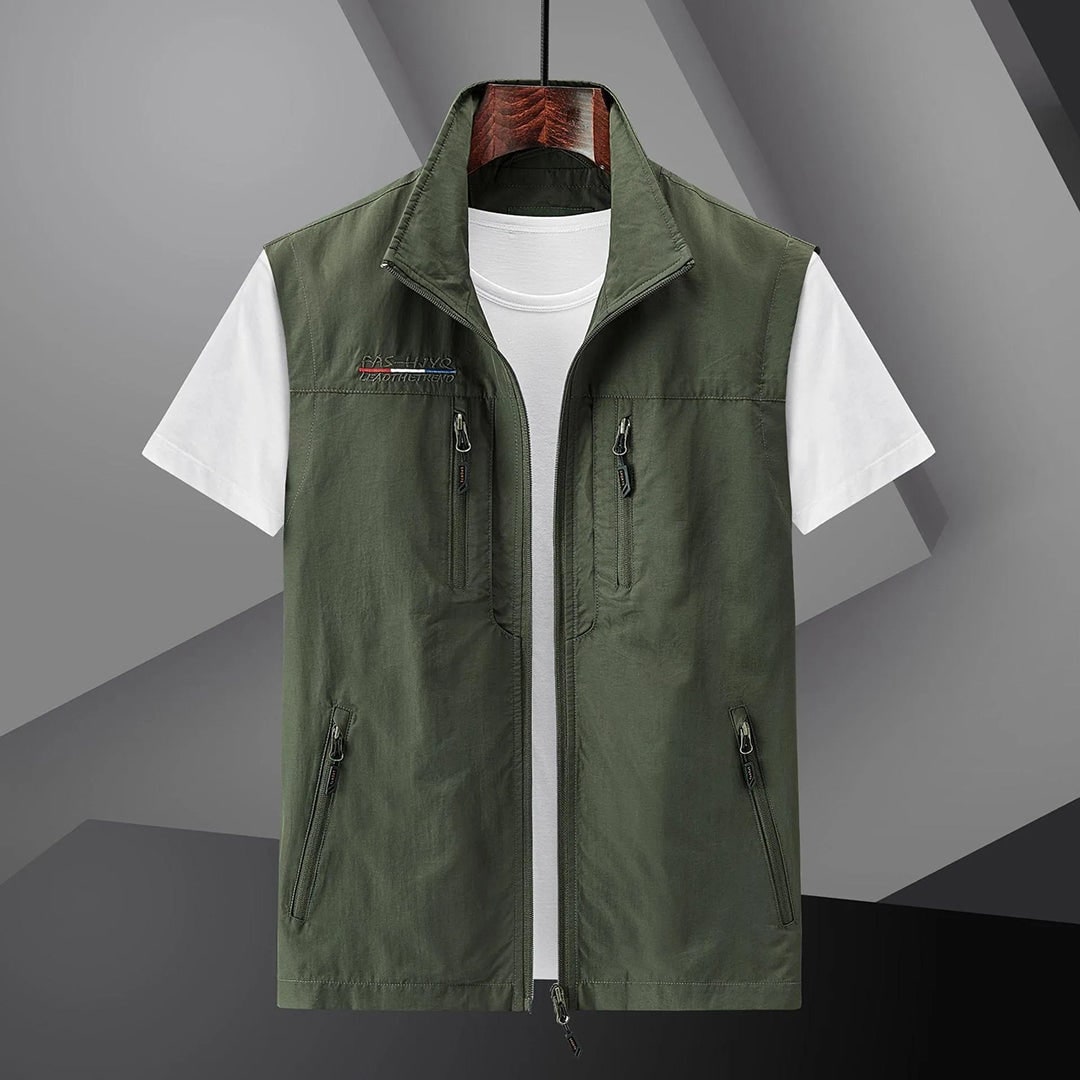 Men's Travel Vest Water-Resistant | Outdoor Activities