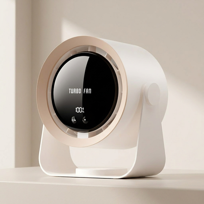 Bladeless Fan Portable Air Circulator with LED Display