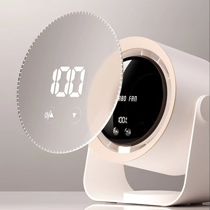 Bladeless Fan Portable Air Circulator with LED Display