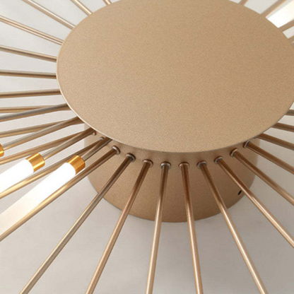 LED Ceiling Light with Integrated Lamps and Even Coverage for Large Rooms