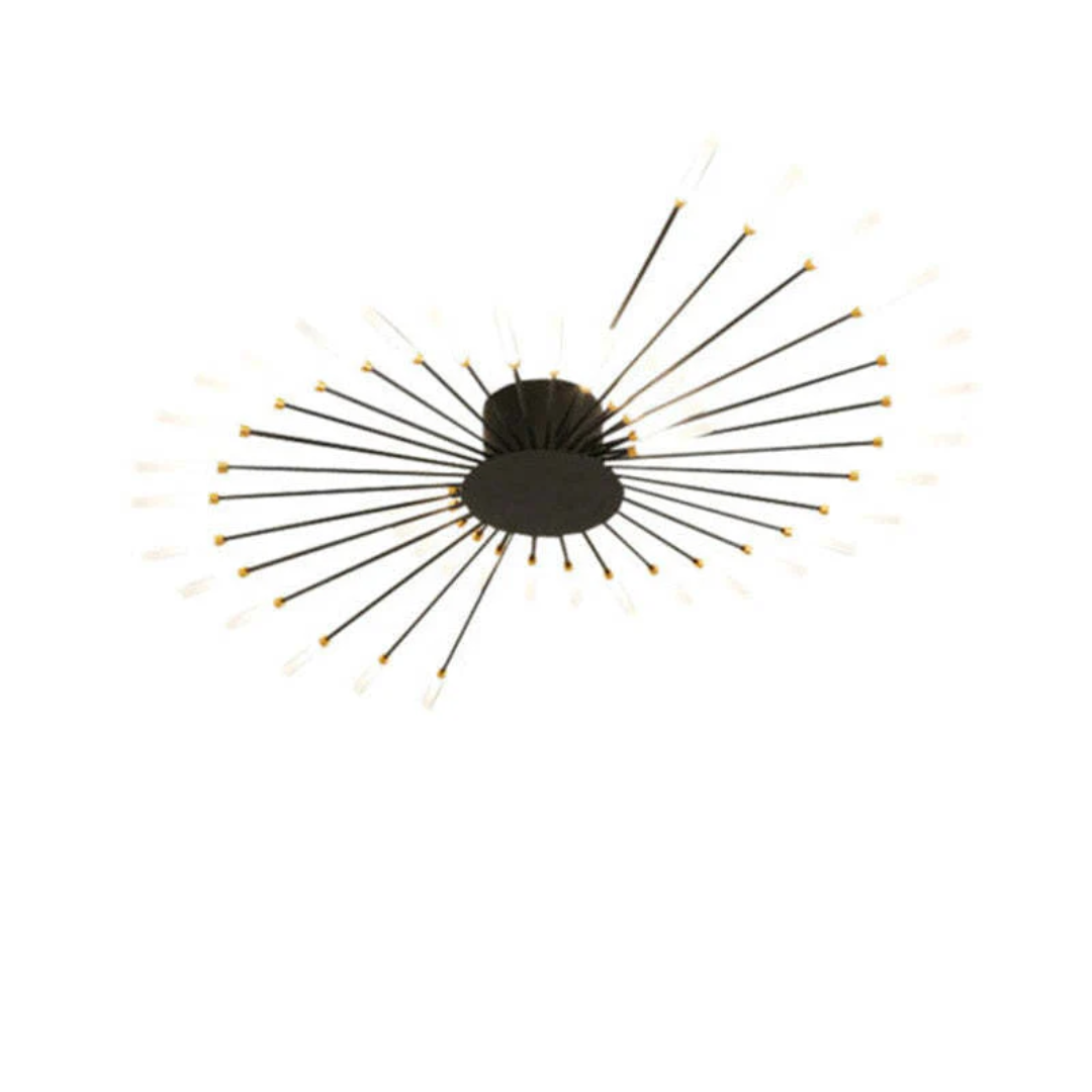 LED Ceiling Light with Integrated Lamps and Even Coverage for Large Rooms
