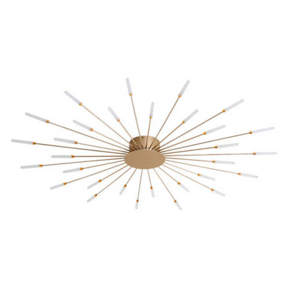 LED Ceiling Light with Integrated Lamps and Even Coverage for Large Rooms