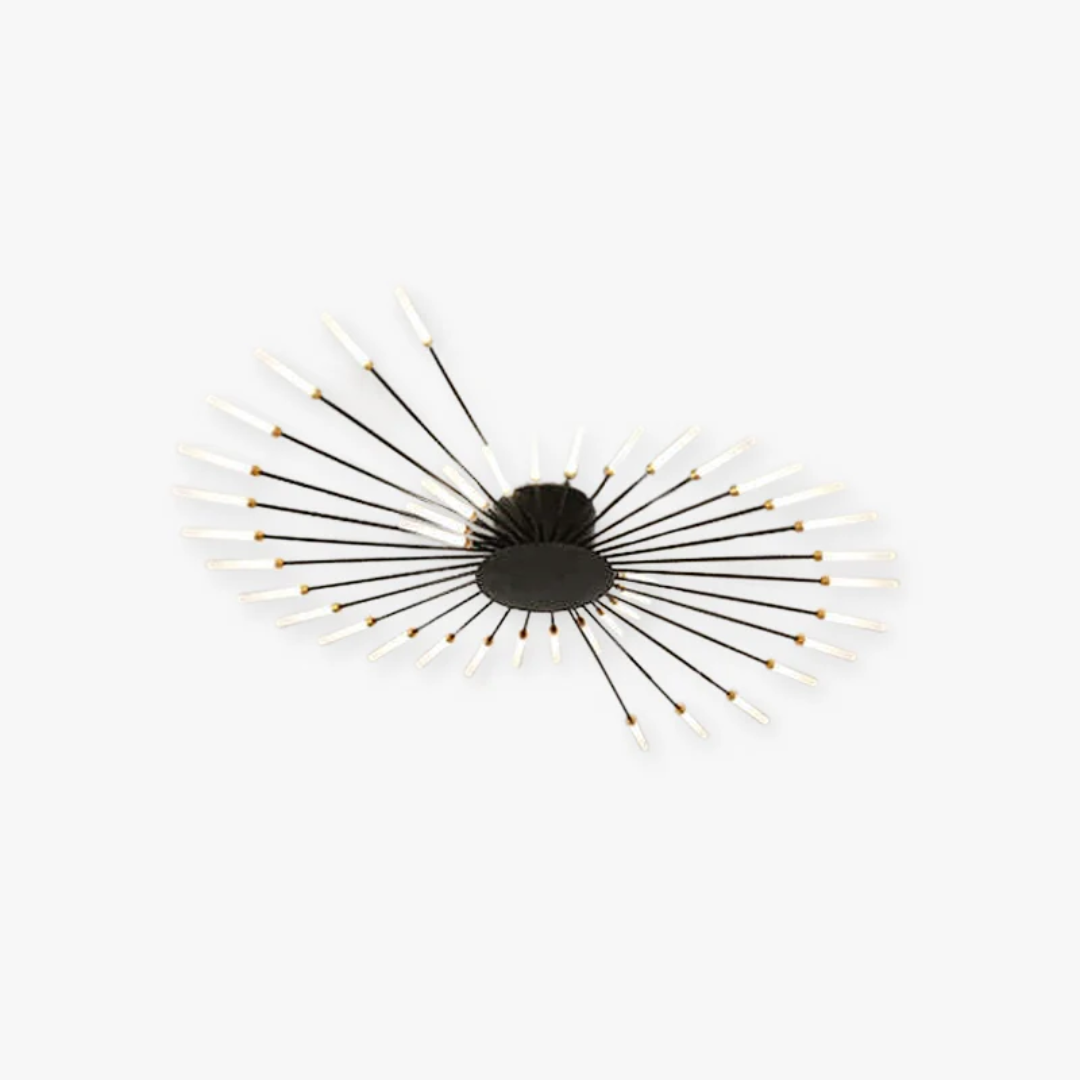 LED Ceiling Light with Integrated Lamps and Even Coverage for Large Rooms
