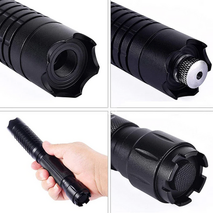 Blue Laser Torch with Adjustable Beam Focus and 16,404 Foot Range
