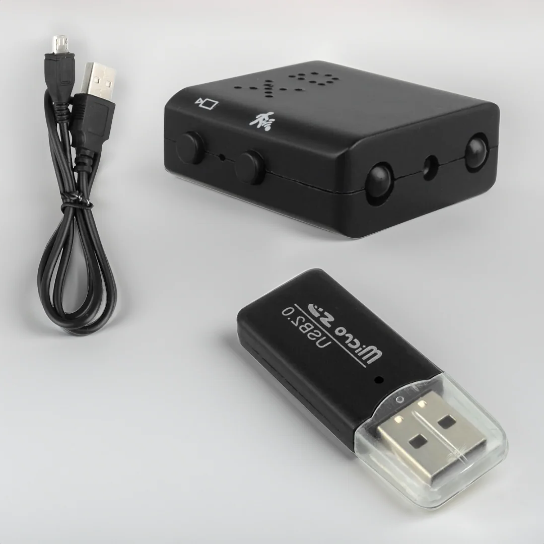 Mini HD Security Camera with Motion Detection and Night Vision