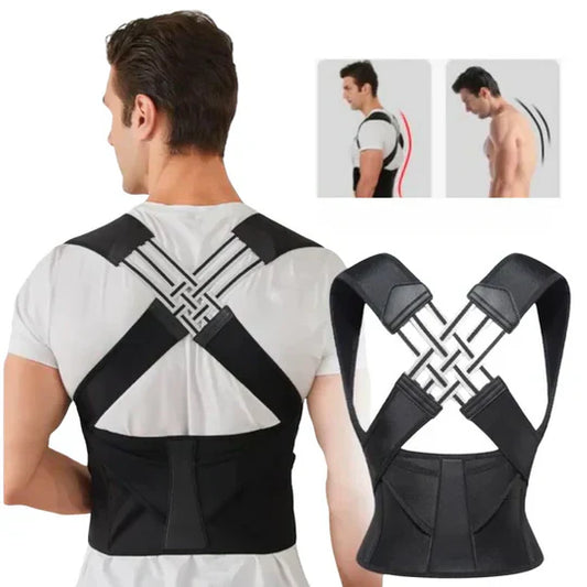 Shoulder and Neck Support Brace with Adjustable Straps for Posture Correction