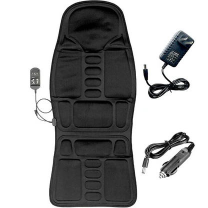 Relaxing Massage Seat Pad With Heat Back Support Cushion