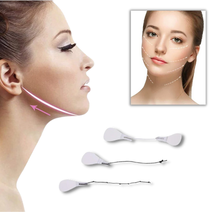 Facial Lift Tape with Medical-Grade Adhesive and Reusable Design, 40 Pieces