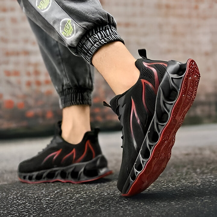 Men's Arch Support Walking Shoes with Wide Toe Box and Pronation Control