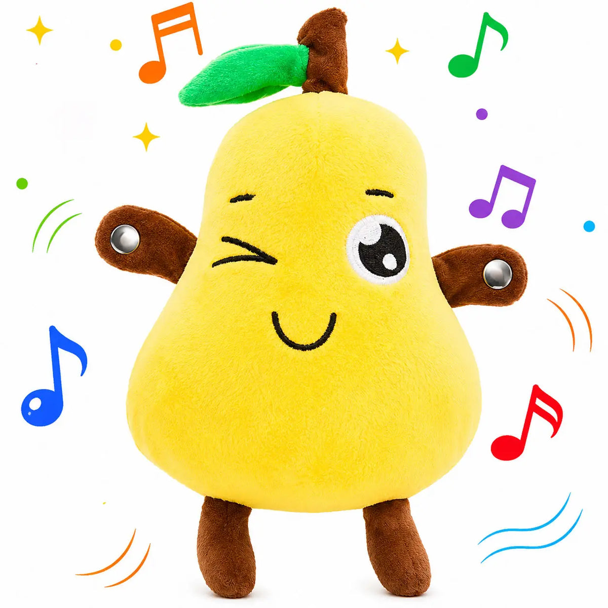 Interactive Two-Player Plush Toy with Sound and Light Responses