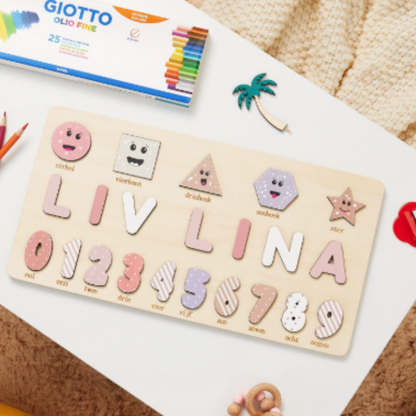 Personalized Puzzle Educational Toy Toddlers Name Puzzle