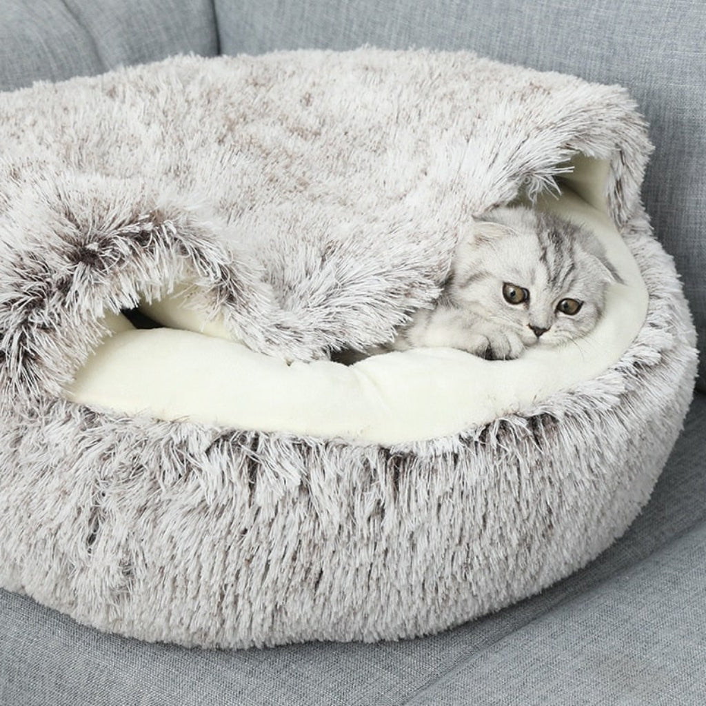 Pet Cave Bed Cozy Cat Cave Design Soft Comfort