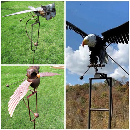 Cinnamones Garden Art-Bird Garden Patio Decoration