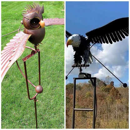 Cinnamones Garden Art-Bird Garden Patio Decoration
