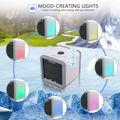 Portable Air Conditioner Cooler Humidifier Purifier 3-in-1