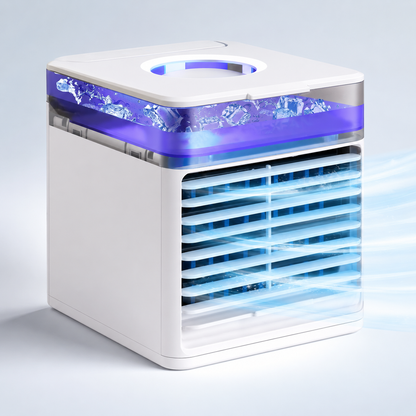 Portable Desktop Air Conditioner Cooling Humidifying Air Purifier