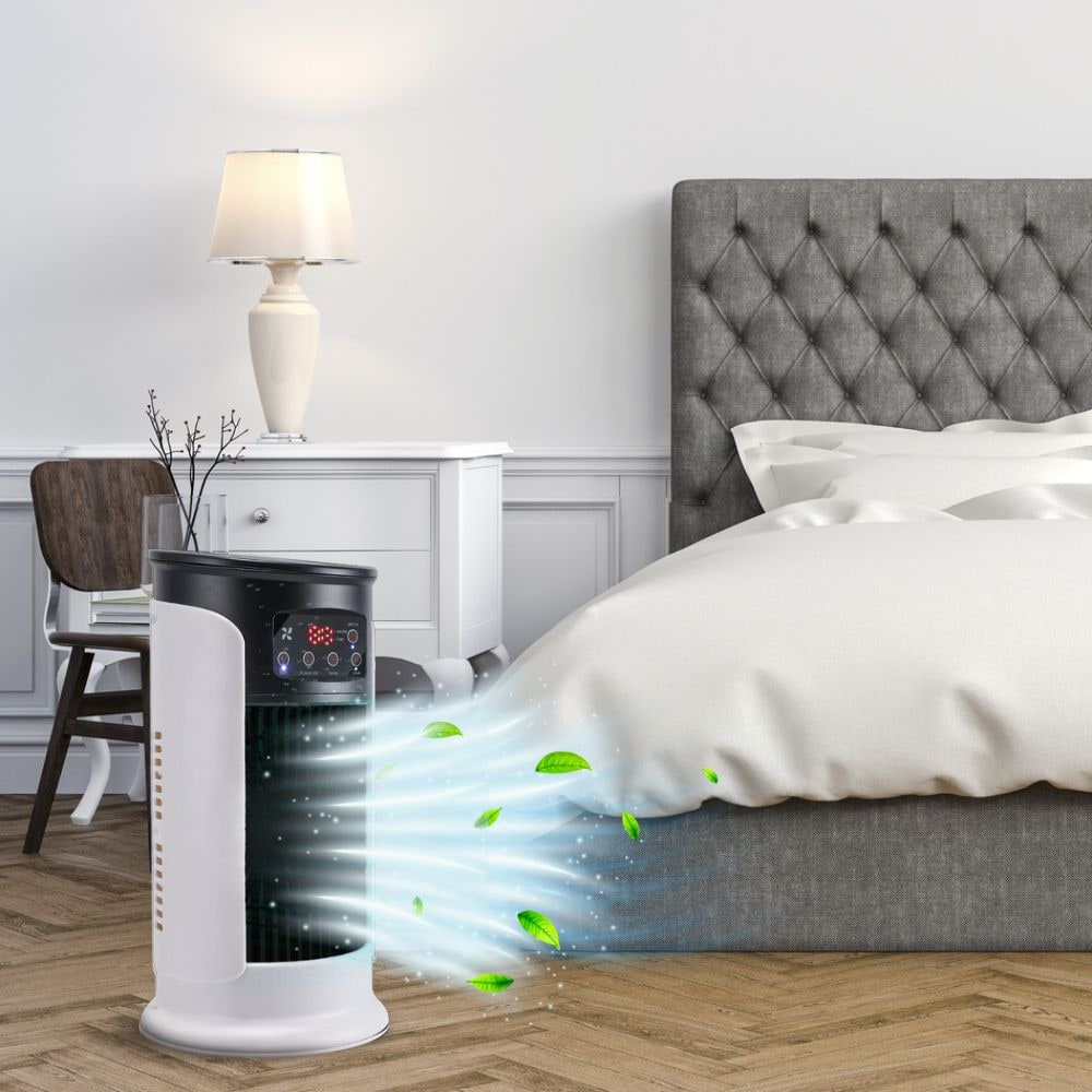 Portable Air Cooler Tower Fan Evaporative Cooling for Home