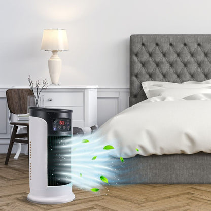 Portable Air Cooler Tower Fan Evaporative Cooling for Home