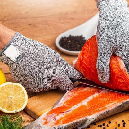 Cut Resistant Gloves with EN388 Level 5 Protection and Machine Washable Fabric
