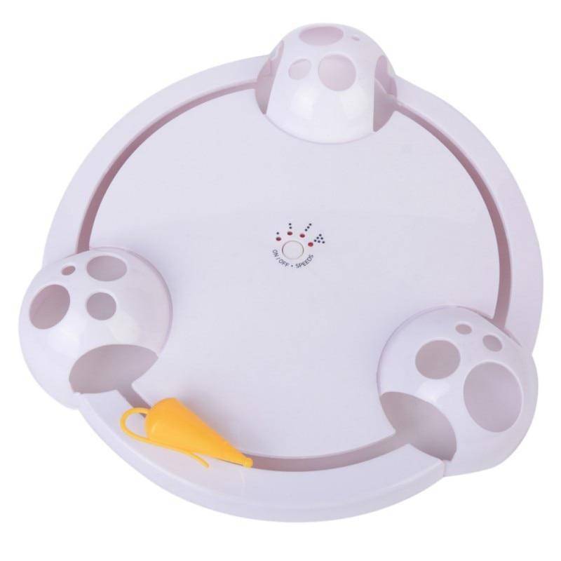Fun Electronic Cat Toy - Auto Spinning Mouse Game