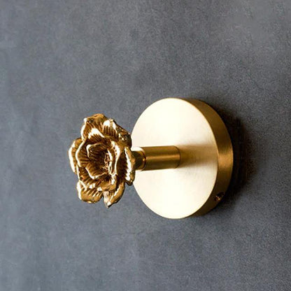 Golden Brass Wall Hooks – Handmade Animal Designs for Stylish Wall Decoration