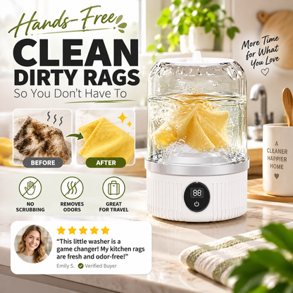 Wireless Charging Mini Washing Machine
