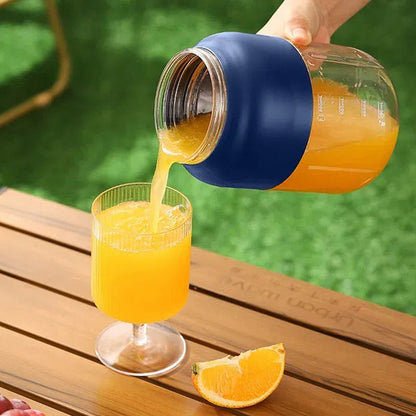 Cordless Juicer Cup – 50% OFF! 1300ml large capacity, ice-crushing blades, USB rechargeable – blend anywhere, rinse in seconds.