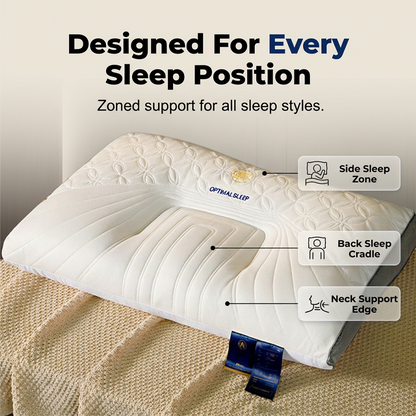 Ergonomic Latex Pillow for Neck Support