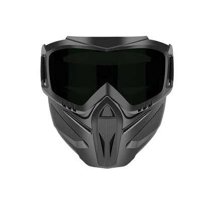 Polycarbonate Face Shield with Detachable Goggles and Side Ventilation Ports