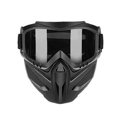 Polycarbonate Face Shield with Detachable Goggles and Side Ventilation Ports