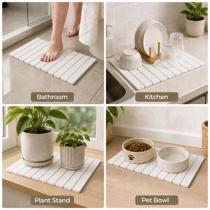Foldable Diatom Mud Dish Drying Mat