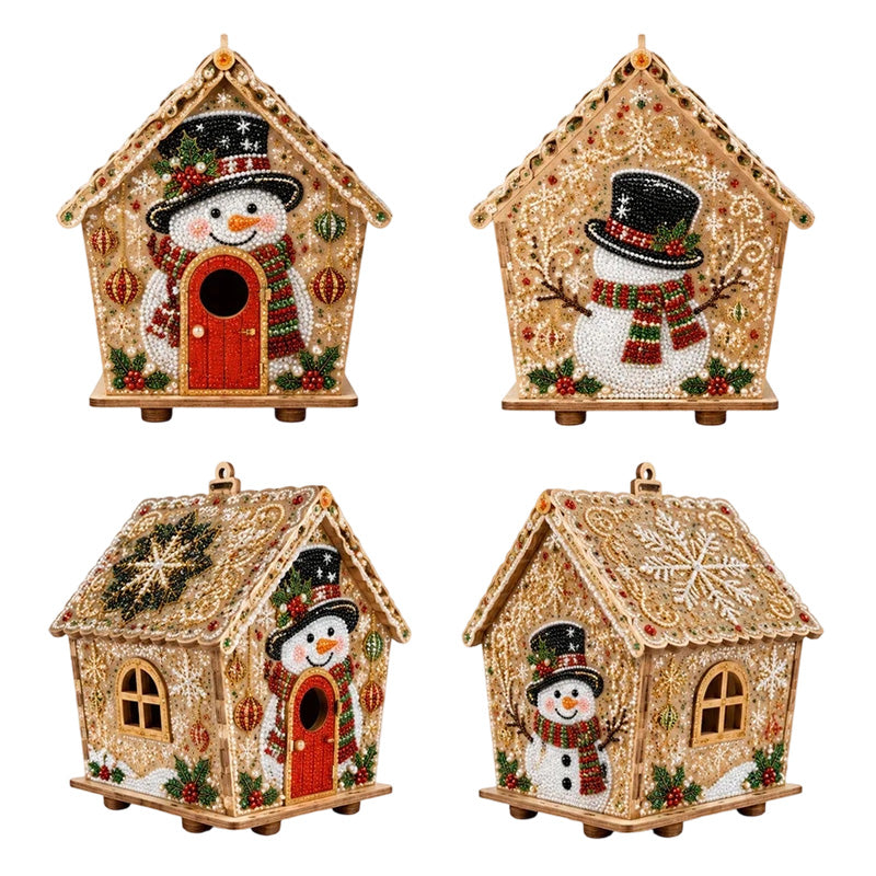 DIY 3D Pearl Christmas Art Kit – Handmade Festive Decoration with 6 Holiday Designs