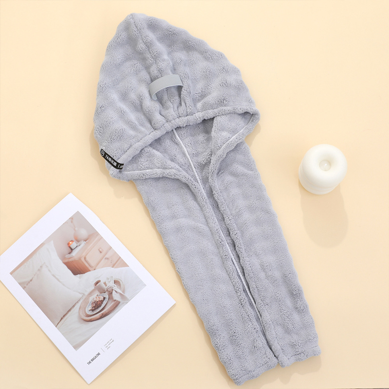 Large Hair Towel with Secure Band For Women
