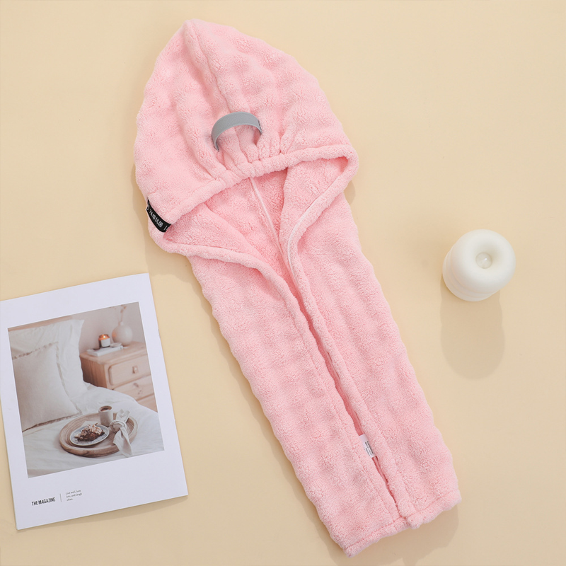 Large Hair Towel with Secure Band For Women
