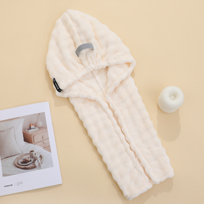 Large Hair Towel with Secure Band For Women