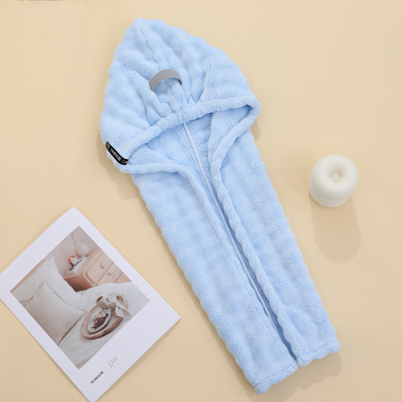 Large Hair Towel with Secure Band For Women