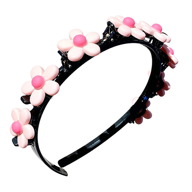 Cartoon Braiding Headband — Integrated Mini Clips, Instant Braids for Girls