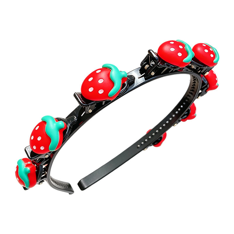 Cartoon Braiding Headband — Integrated Mini Clips, Instant Braids for Girls