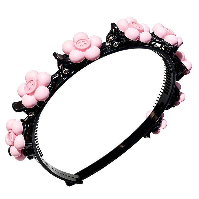 Cartoon Braiding Headband — Integrated Mini Clips, Instant Braids for Girls