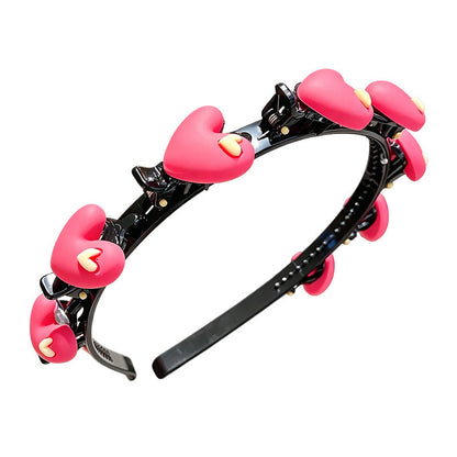 Cartoon Braiding Headband — Integrated Mini Clips, Instant Braids for Girls