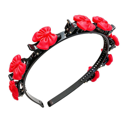 Cartoon Braiding Headband — Integrated Mini Clips, Instant Braids for Girls