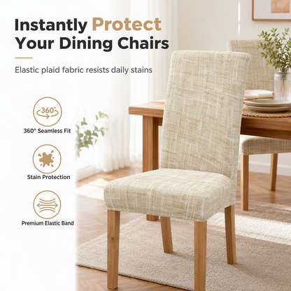 Stretch Plaid Chair Cover – Universal Fit & Protective