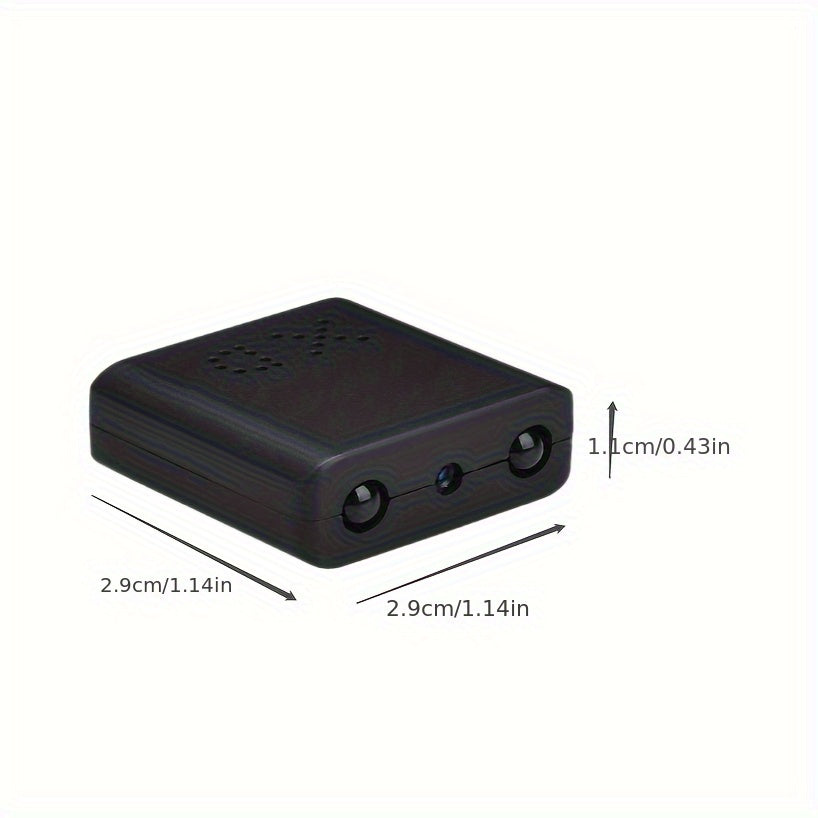 Full HD Mini Camera with Infrared Night Vision and Motion Detection Alerts