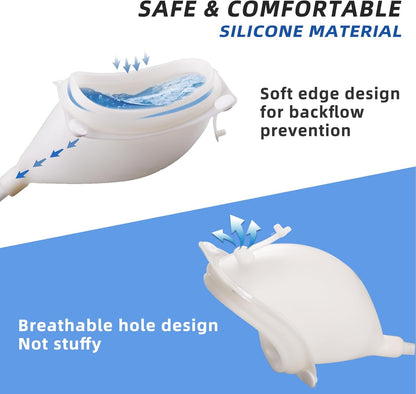 Wearable Urinary Drainage System with Silicone Collector and Dual Collection Bags