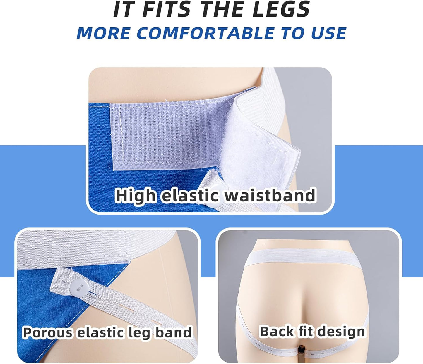 Wearable Urinary Drainage System with Silicone Collector and Dual Collection Bags