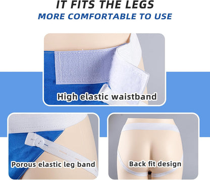 Wearable Urinary Drainage System with Silicone Collector and Dual Collection Bags