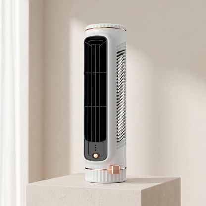 Portable Bladeless Tower Fan Personal Cooling