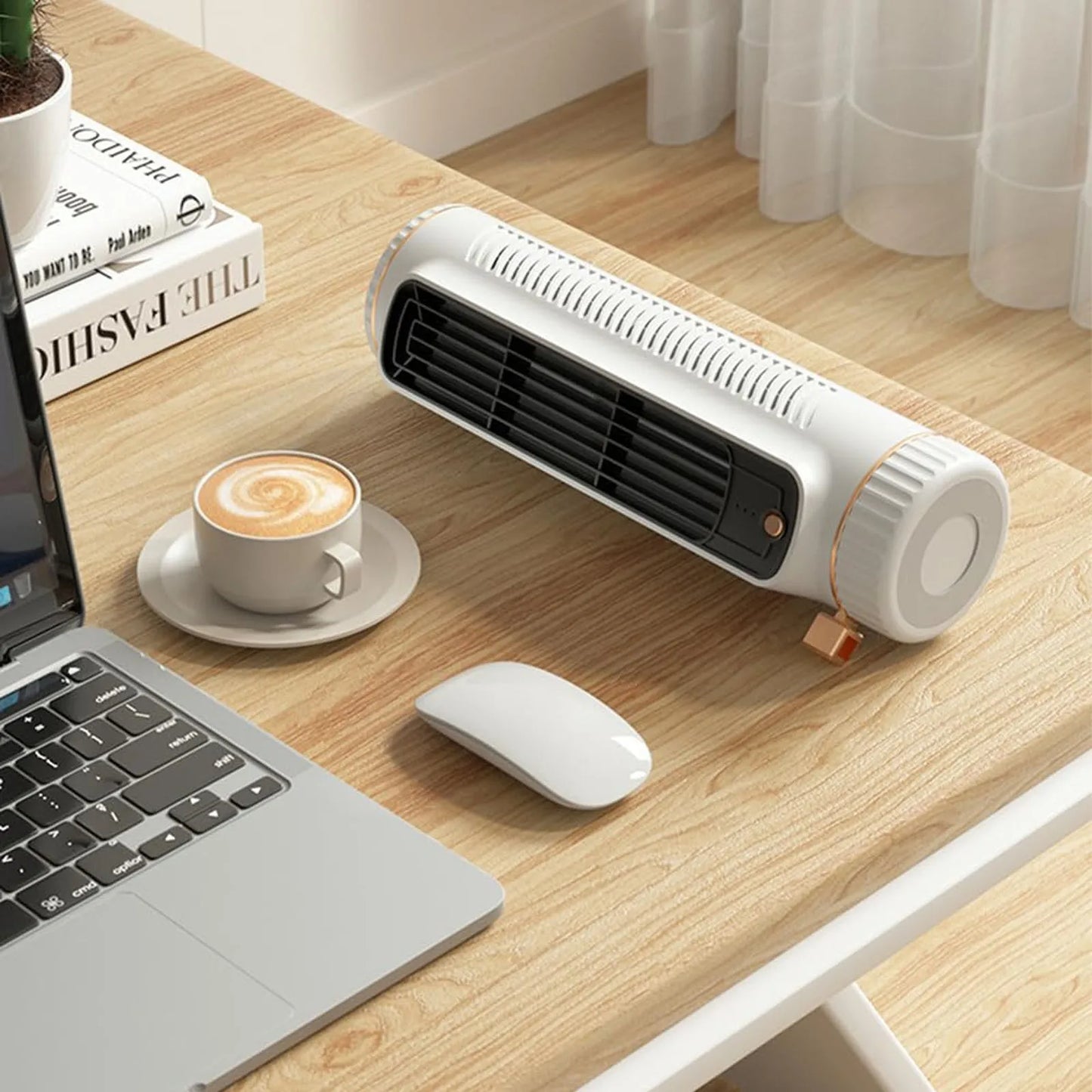 Portable Bladeless Tower Fan Personal Cooling