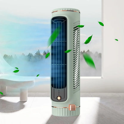 Portable Bladeless Tower Fan Personal Cooling