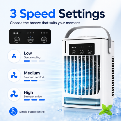 Portable Mini Air Cooler Fan Personal Use
